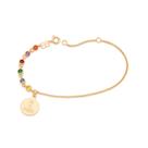 Pulseira rommanel banhado ouro 3x 24k 18k e 22k feminina mix emoções divertidamente 552160 Pulseira rommanel banhado ouro 3x 24k 18k e 22k feminina mix emoções divertidamente 552160