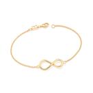 Pulseira Rommanel Com Simbolo Do Amor Infinito Folheado A Ouro 18k - 551716 Pulseira Rommanel Com Simbolo Do Amor Infinito Folheado A Ouro 18k - 551716
