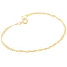 Pulseira Rommanel Feminino Fio Dourado Cingapura 19 Cm Pulseira Rommanel Feminino Fio Dourado Cingapura 19 Cm