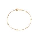 Pulseira Rommanel Fio Cingapura Com Bolas De Metal 551203 Pulseira Rommanel Fio Cingapura Com Bolas De Metal 551203