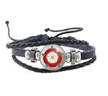 Pulseira Rosa de Tudor Rose Unissex e Ajustável
