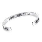 Pulseira SAM & LORI Friendship para mulheres em aço inoxidável Pulseira SAM & LORI Friendship para mulheres em aço inoxidável
