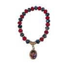 Pulseira Santo Jovem Carlo Acutis Padroeiro Cristal 8mm
