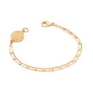 Pulseira são bento folheada a ouro 552087 Rommanel