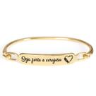 Pulseira Seja Forte e Corajosa