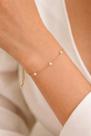 Pulseira semi joia classica com mini perolas Pulseira semi joia classica com mini perolas