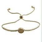 Pulseira Semi Joia Regulável Redendo Zirconias Lomany Co.