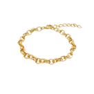 Pulseira semijoia em elo portugues com extensor