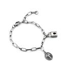 Pulseira Servos Nossa Senhora Graças Inox