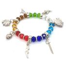 Pulseira Sete Linhas Orixás Umbanda Candomblé Ajustável
