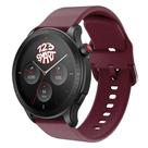 Pulseira Silicone Colorida compatível com GTR4 GTR 4 A2166 / GTR3 / GTR2 / Stratos 2 2s 3 - Vinho