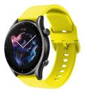 Pulseira Silicone Colorida Gtr3 / Gtr3 Pro - Amarelo