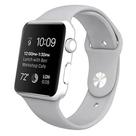 Pulseira Silicone compatível para Apple Watch 38mm e 40mm - cinza