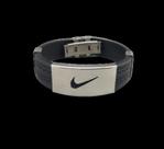 Pulseira Silicone E Aço Inoxidável
