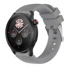 Pulseira Silicone Fecho Prata compatível com GTR4 GTR 4 A2166 / GTR 2 3 / Stratos 2 3 - Cinza Claro