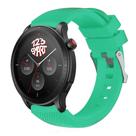 Pulseira Silicone Fecho Prata compatível com GTR4 GTR 4 A2166 / GTR 2 e 3 / Stratos 2 3 - Verde Água