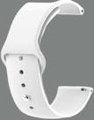 Pulseira Silicone Lisa 20mm Adaptável Para Vários Modelos