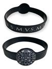Pulseira Silicone Medalha De São Bento Preta