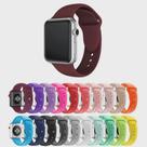 Pulseira Silicone para Appl e Watch 44mm e 42mm - Vinho - Tamanho s/m M