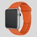 Pulseira Silicone para Apple Watch 44mm/42mm - Laranja - Tamanho m/l G