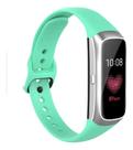 Pulseira Silicone Para Galaxy Fit Sm-r370 - Verde água