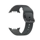 Pulseira Silicone Para Galaxy Watch 8 e 8 Classic - Grafite
