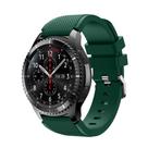 Pulseira Silicone Para Gear S3 e Watch 46mm, Gtr 47mm, Gear 2, Gear 2 Neo Cor Verde Militar