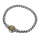 Pulseira Silverso Italiana Feita à Mão em Prata Esterlina S925
