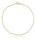 Pulseira Singapura Feminina 17cm 1,2mm Ouro 18k 750