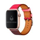 Pulseira Single Tour Couro Para Apple Watch 42mm 38mm 44mm