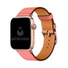 Pulseira Single Tour Couro Para Apple Watch 42mm 38mm 44mm