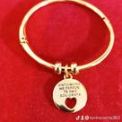 Pulseira sinto muito me perdoe te amo sou grata