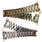 Pulseira Smartwatch Kit 2 Pulseiras Luxo Pedra Strass Aço 3 Elos inteligente