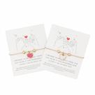Pulseira SmileBelle Rakhi, presentes para irmã, melhor amiga, ouro 14K