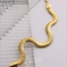 Pulseira snake 6mm dourado