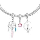 Pulseira Sonhos Berloque Banhado a Prata 925