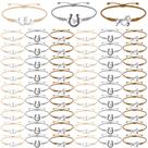 Pulseira Sureio Horse Rope trançada 48 unidades para mulheres