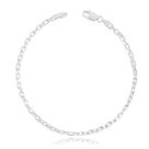 Pulseira tipo Cadeado de 2,7mm em Prata 925 com Fecho Garra