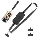 Pulseira tiracolo com cordão de telefone e carteira removível Pulseira tiracolo com cordão de telefone e carteira removível