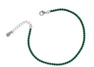 Pulseira Toda Cravejada Zirconia Colorida 2mm + Extensor