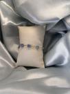 Pulseira toquinho (ouro)- quartzo azul