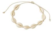 Pulseira Tornozeleira de Búzios Conchas de Praia Naturais Fashion