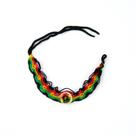 Pulseira Tornozeleira Reggae Jamaica Bordada