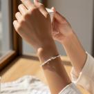 Pulseira Trançada de 2 Fios em Prata 925 - Amaré Joias