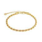 Pulseira Trançada Malha Cordão Baiano SnakeCorrente