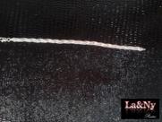 Pulseira Transada Feminina Prata 925 18 Cm 3 Fios