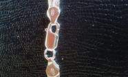 Pulseira Transada Feminina Prata 925 5 Fios 19cm X 7nm
