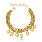 Pulseira tripla com esferas