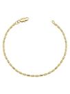 Pulseira Tubo com Esfera Banho de Ouro 18K Pulseira Tubo com Esfera Banho de Ouro 18K