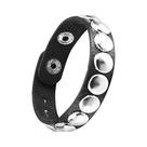 Pulseira Unissex De Couro PU Estrela Punk Hip Hop Gótico Dark Rock Joias Acessórios Com Pingente De Pulseira Unissex De Couro PU Estrela Punk Hip Hop Gótico Dark Rock Joias Acessórios Com Pingente De